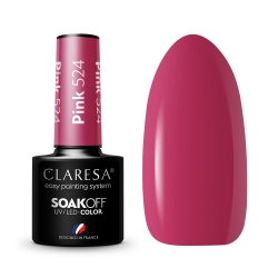 Claresa lakier hybrydowy Pink 524 5g